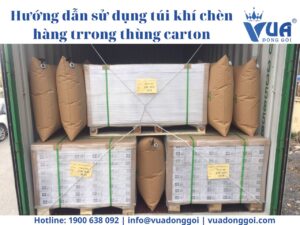 Hướng dẫn sử dụng túi khí chèn hàng trong thùng carton