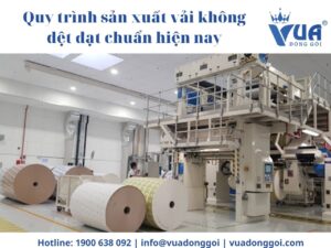 Hình ảnh sản xuất vải không dệt 