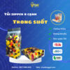 Túi Zip 8 Cạnh Trong Suốt